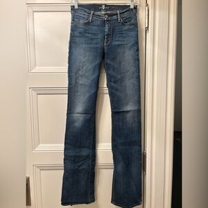 7 For All Mankind Medium Wash Skinny Bootcut Jeans | Size: 27